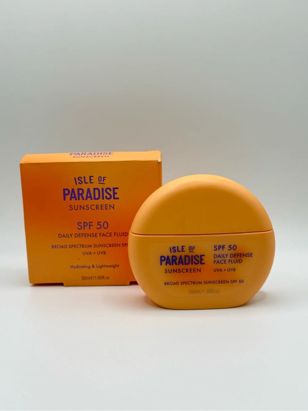 Isle of Paradise Sunscreen SPF 50 Daily Defense Face – 50mL